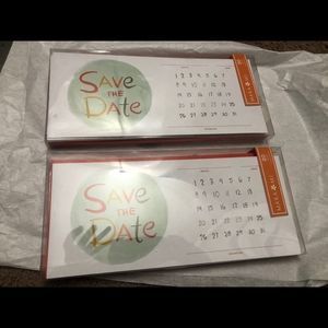 NWOT Save the Date invitations and envelopes